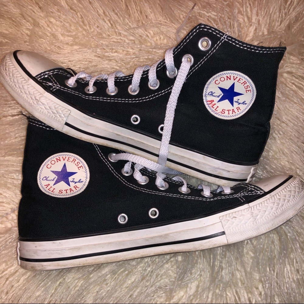 🖤 Black High-top Converse 🖤